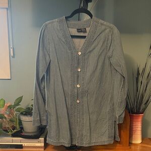 Cami Light Blue Denim  Shirt